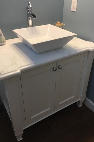 Custom Powder Room Vanity - Furlong, PA