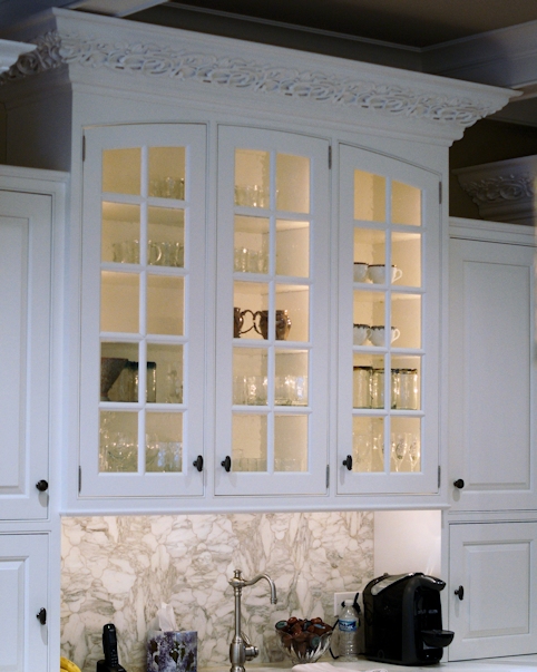 Ornate Glass Wall Cabinet - Villanova, PA